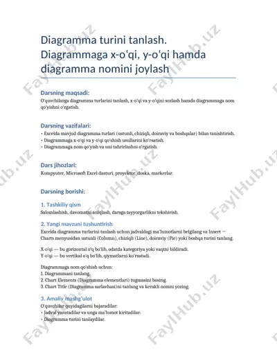 diagramma turlari — DOCX