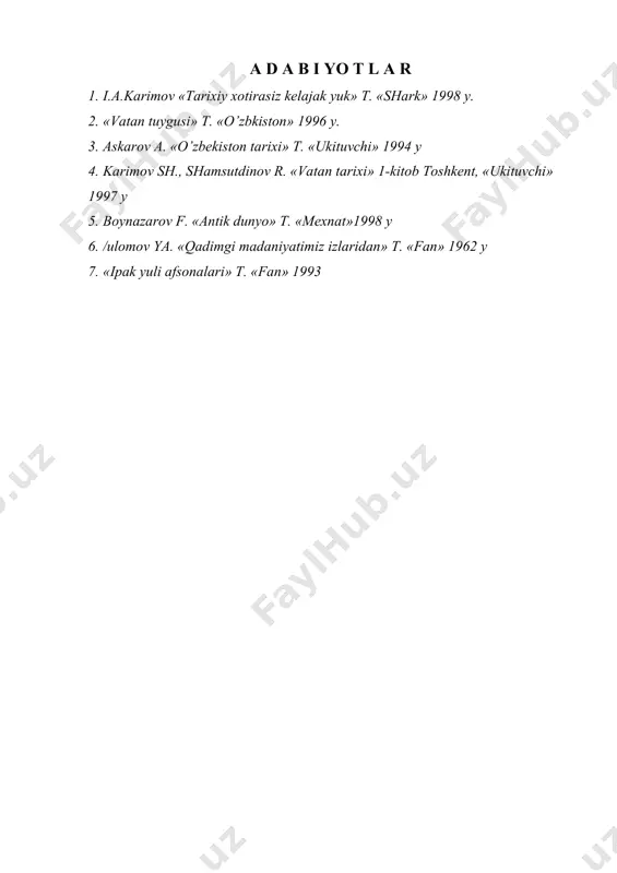 ilk davlatchilikka asos solinishi va o’zbek davlatchiligining miloddan avvalgi tarixi - Page 4