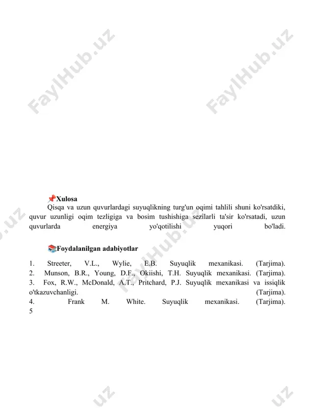 suyuqlikning quvurlarda gidravlik hisoblash - Page 5