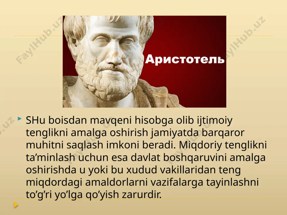 aristotelning ijtimoiy-siyosiy qarashlari - Page 5
