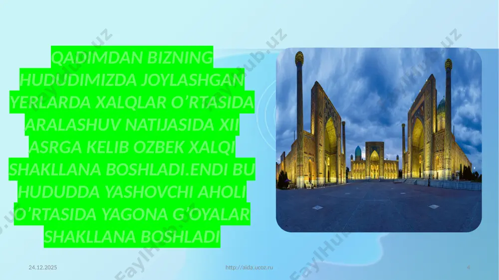 o'zbek xonliklari va milliy g'oya - Page 4