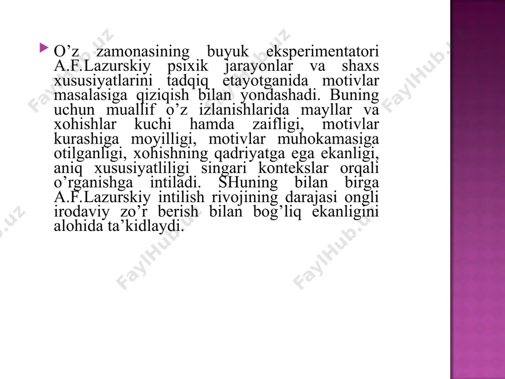shish motivi bo’lib, bunday nazariyaning asoschilari amerikalik olimlar d. makklelland, d. atkinson va nemis olimi x. xekxauzenlar hisoblanadi. ularning fikricha, odamda turli ishlarni bajarishini ta’minlovchi asosan ikki turdagi motiv bor: muvaffaqiyatga erishish motivi hamda muvaffaqiyatsizliklardan qochish motivi. odamlar ham u yoki bu turli faoliyatlarni kirishishda qaysi motivga mo’ljal qilishlariga qarab farq qiladilar. masalan, faqat muvaffaqiyat motivi bilan ishlaydiganlar oldindan ishonch bilan shunday ish boshlaydilarki, nima qilib bo’lsa ham yutuqka erishish ular uchun oliy maqsad bo’ladi. ular hali ishni boshlamay turib, yutuqni kutadilar va shunday ishni amalga oshirishsa, odamlar ularning barcha harakatlarini ma’qullashlarini biladilar. bu yo’lda ular nafaqat o’z kuch va imkoniyatlarini, balki barcha tashqi imkoniyatlar - tanish-bilishlar, mablag’ kabi omillardan ham foydalanadilar. masalan, ular birinchilardan farqli, ishni boshlashdan avval nima bo’lsa ham muvafikiyatsizlikka duchor bo’lmaslikni o’ylaydilar. shu tufayli ularda ko’proq ishonchsizlik, yutuqka erishishga ishonmaslik, pessimizmga o’xshash holat kuzatiladi. shuning uchun bo’lsa kerak, oxir-oqibat ular baribir muvaffiqiyatsizlikka uchrab, «o’zi sira omadim …