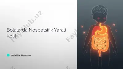 nospetsifik yarali kolit — PPTX