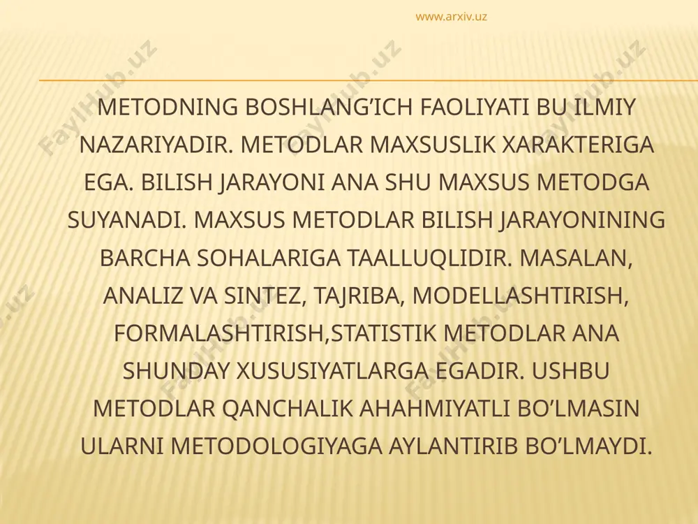 metodologiya - uslublar haqidagi fan - Page 5
