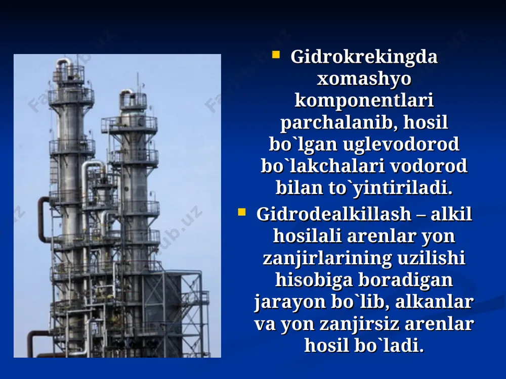 gidrokreking jarayon katalizatorlari - Page 5