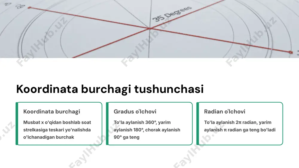 sonlar o‘qi, koordinata burchagi bo‘yicha masalalar tanlash va tayyorlash - Page 5