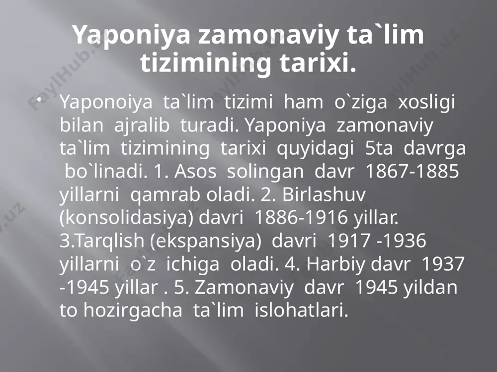 yaponiya ta'lim tizimi - Page 4