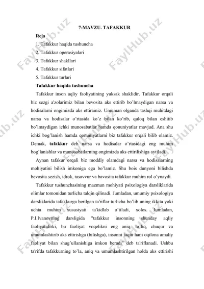 tafakkur — DOC