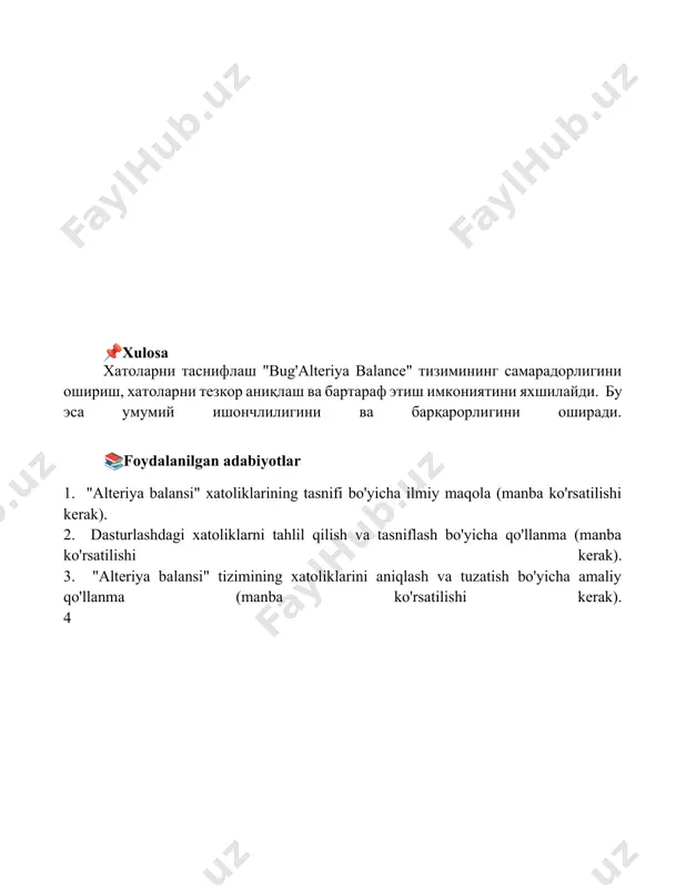 bug'alteriya balansining klassifikatsiyasi - Page 5