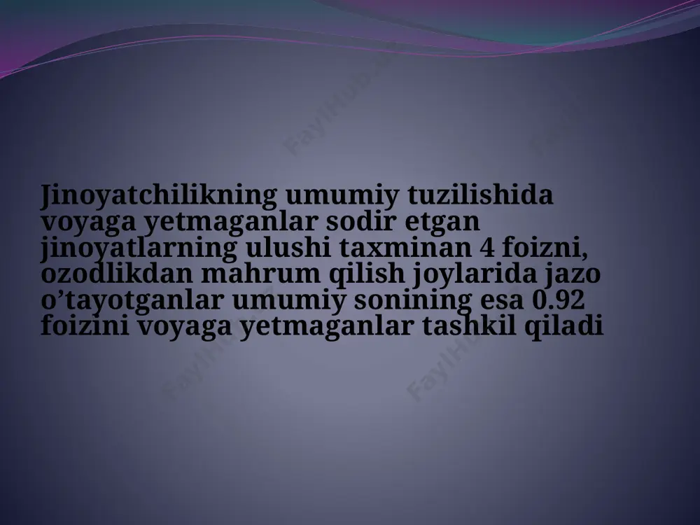 voyaga yetmaganlar javobgarligining o’ziga xos xususiyatlari - Page 3