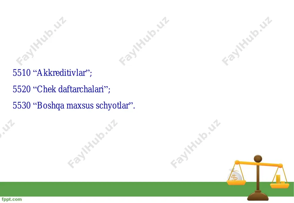 akkreditivlar hisobi - Page 5