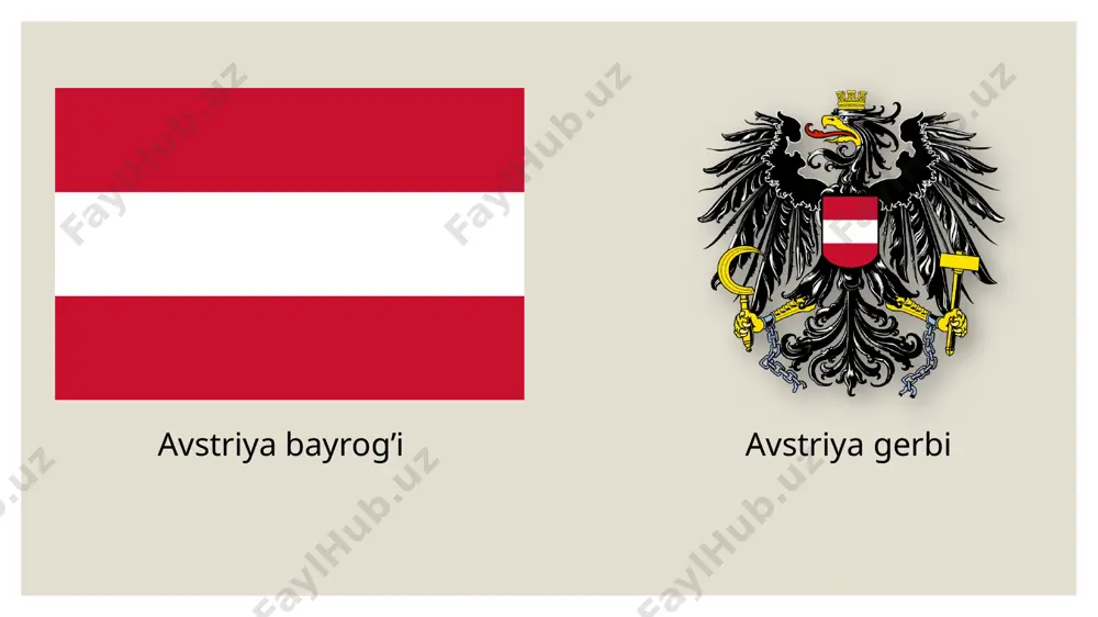 bolalar bog’chasiga borishlari kerak. respublikaning aksariyat hududlarida bu bog‘chalar to‘liq bepul va g‘azna hisobidan to‘lanadi. avstriyaliklar yevropa ittifoqi siyosatini mutlaqo qo‘llab-quvvatlamaydi va har besh avstriyalikdan faqat ikkitasi uni qo‘llab-quvvatlaydi. 1954 yilda avstriya bmt xalqaro tashkilotiga a’zo bo’ldi. avstriyaliklarning 90% dan ortigʻi avstriyada rasmiy til boʻlgan nemis tilida soʻzlashadi. lekin venger, xorvat va sloven tillari ham burgenland va karintiya viloyatlarida rasmiy til maqomiga ega. avstriya bir vaqtning o’zida nato a’zosi bo’lmagan yevropa ittifoqiga a’zo yagona davlatdir. avstriyaning yalpi milliy mahsuloti yevropada eng yuqori ko’rsatkichlardan biridir. asosiy foyda turizm, bank faoliyati va o’rmon sanoatidan keladi. avstriyada o’rtacha ish haqi oyiga 2500 yevroga to’g’ri keladi. hatto eng kam haq to’lanadigan lavozimni egallagan mutaxassislar kamida 1000 yevro oladi, bu rasmiy eng kam ish haqi. ko’chmas mulk qimmat, har kvadrat metri uchun 2-3 ming yevro. ammo avstriyaliklar shunchaki yashash joyini oyiga 400-600 evroga ijaraga olib, vaziyatdan chiqib ketishadi. ish haqi bilan taqqoslaganda, mahsulotlar arzon, viloyatdagi …
