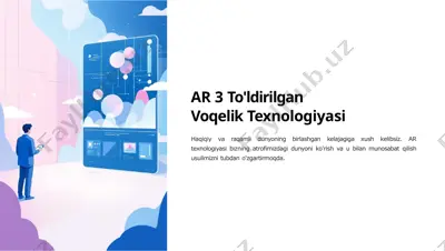 to'ldirilgan voqelik texnologiyasi — PPTX
