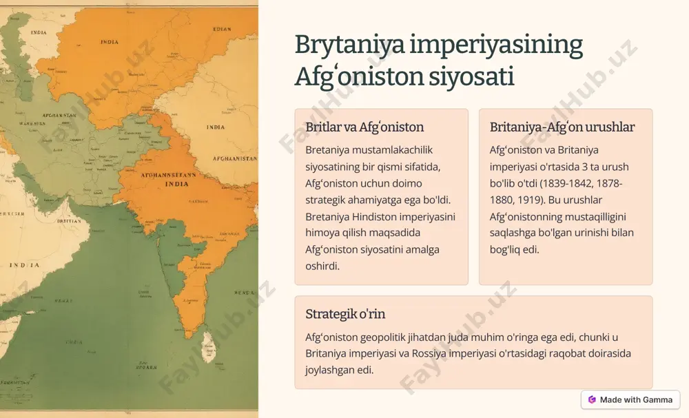 afgʻoniston xix-xx asrlardagi o'zgarishlar - Page 4