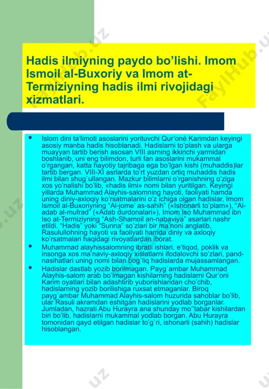 rdlik, shijoat, xalq manfaati yo’lida kurashish tuyg`ularini shakllantirishda o’ziga xos yo’llanma, yo’riqnoma bo’lib xizmat qiladi. eng qadimgi ma’rifiy yodgorliklardan biri sanalgan “irq bitigi” (“ta’birnoma”) ham urxun-enisey yodgorliklari sirasida ta’lim-tarbiya tarixida o’z o’rniga ega. mazkur qo’lyozmani xix asr oxirida a.steyn sharqiy turkistonning dinxuan degan joyidan topgan. hozirgi kunga qadar “irq bitigi” va uning mohiyati xususida batafsil, to’laqonli ma’lumotlarga ega emasmiz. ayni vaqtda manba n.rahmonov tomonidan tuzilgan “qadimiy hikmatlar” kitobi va unda keltirilgan ma’lumotlardir. yodnoma qog`ozga yozilgan birdan bir, yagona qadimiy turkiy yodgorlik bo’lib, yuz betdan ortiq sahifadan iborat kitob tarzida bizgacha etib kelgan. asar isig sangun va ite chuq ismli moniy jamoasining a’zolari bo’lgan ikki bola uchun bitilgan. asar boshidan oxirigacha nima yaxshi-yu, nima yomonligini bolalarga tushuntirish tarzida yozilgan. asarda bayon etilgan yaxshi va yomonlik ta’rifi negizida axloqiy talablar o’ziga xos shaklda talqin etiladi. mazkur asar turkiy xalqlarning turmushi, axloqiy munosabatlari mazmuni to’g`risida ma’lumotlar beradi. ijtimoiy munosabatlar mohiyati asosan qushlar va …
