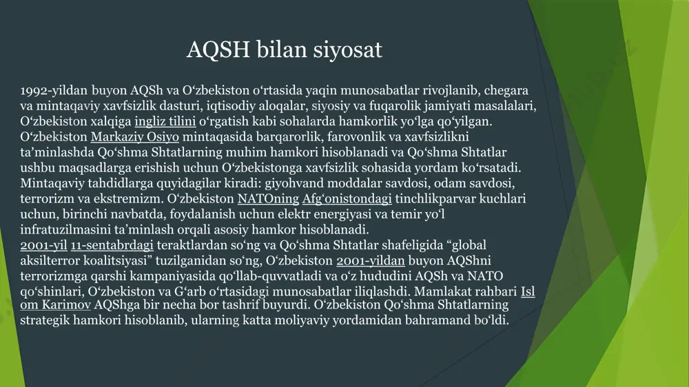 o‘zbekiston respublikasi tashqi moliyaviy siyosati - Page 5