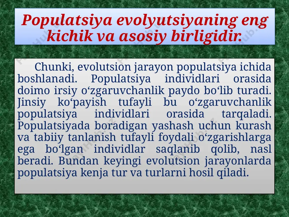 evolutsiyaning sintetik nazariyasi - Page 3