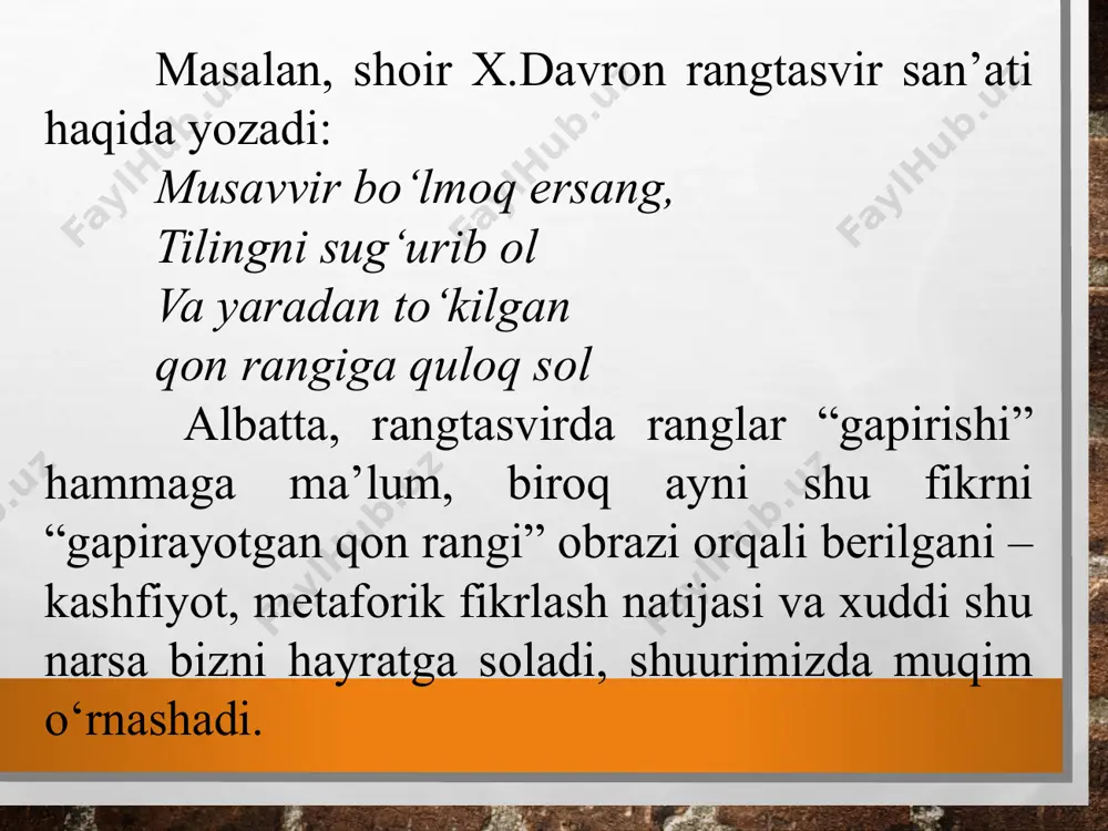 badiiy obraz turlari. adabiyotda inson konsepsiyasi - Page 5