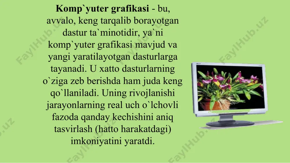 kompyuter grafikasi tushunchasi - Page 4