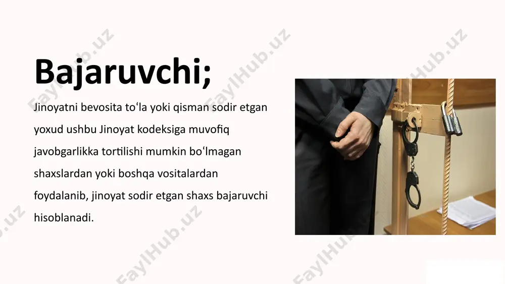 jinoyatda ishtirokchilik turlari va ularning oziga xos xusussiyatlari - Page 5