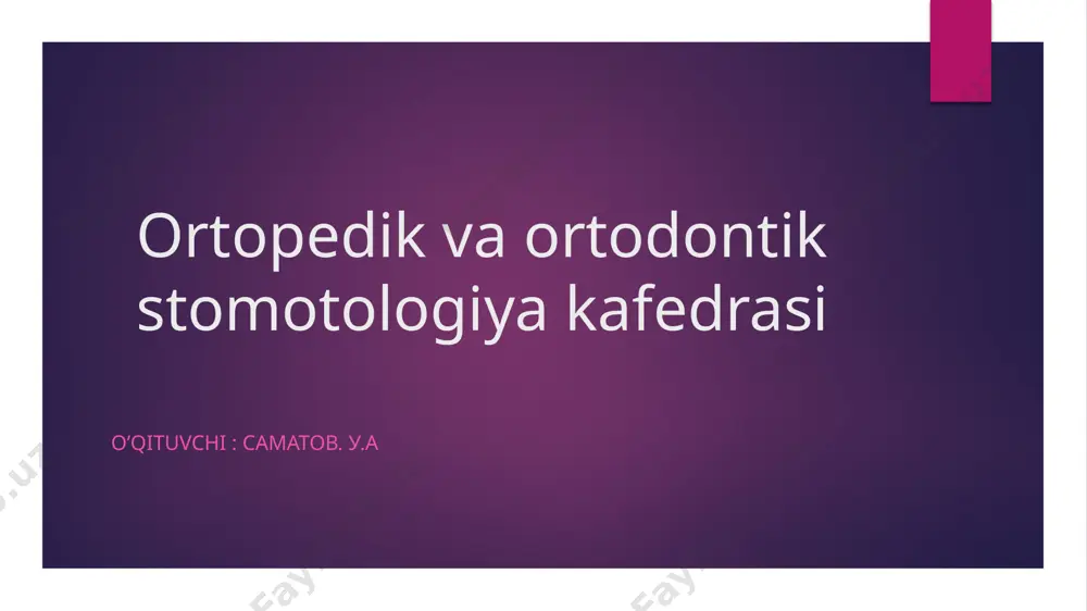 таянч тишлар узун ўкларининг ўртача эгилишини аниклаш усули. жаг модели цоколининг четлари улар асосга перпендику ляр тушадиган қилиб кесилади. модель параллелометр столчасига котирилади, шундан сунг таянч тишлардан бирининг вертикал уки топилади. модель урнатилган столча шундай жойлаштирили ши керакки, бунда параллелометрнинг тахлил килувчи стержени тишнинг узун ўқига мос тушадиган бўлсин. тиш ўқининг йўна лиши модель цоколининг ён томонига чизилади мазкур усулнинг камчилиги шундаки, у эстетик талабларни ҳисобга олмайди ва олл тишларда жойлаштирилган кламмерларбеморнинг эстетик кўринишини бузиши мумкин. тишларнинг ўртача эгилганлигини аниклаш усули: a - а ва б тишлар эгилишининг ўртача қиймати (с.); - бир йуналишдаги учта тиш этилишининг ўртача қиймати (е.); в - моделдаги эгилишнинг ўртача киймати (е) - у штифт (со) куринишида берилган. танлаш усули. жаг молели параллелометр столчасига ўрнати лади. сўнг столча шундай ўрнатиладики, цоколь асоси горизон тал текисликда бўлади (нолинчи эгилиш). таҳлил килувчи стер жень хар бир таянч тишга олиб келинади, яъни таянч ва ушлаб туриш зонасининг мавжудлиги …
