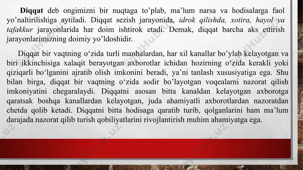 diqqatning psixofiziologiyasi - Page 2
