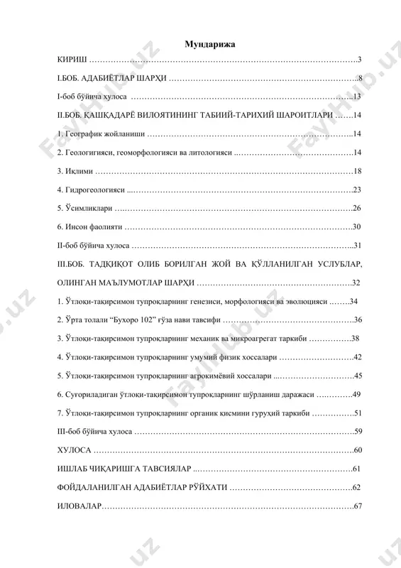 қашқадарё вилояти касби тумани ўтлоқи-тақирсимон тупроқларнинг агрокимёвий хусусиятлари - Page 2