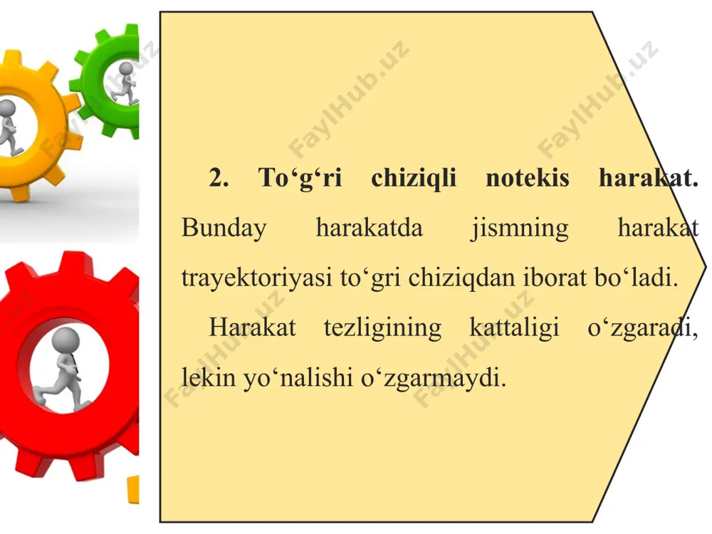 mexanik harakat turlari. harakatlarning mustaqillik prinsipi 10 - sinf - Page 3