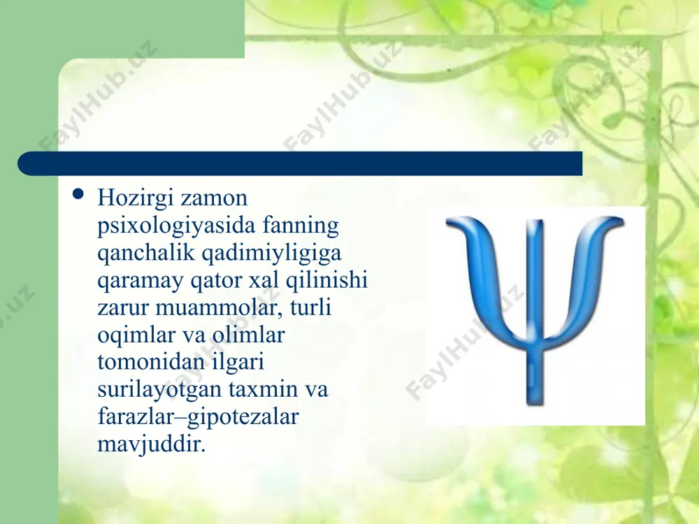 hozirgi zamon psixologiyasi tadqiqot metodlari - Page 5
