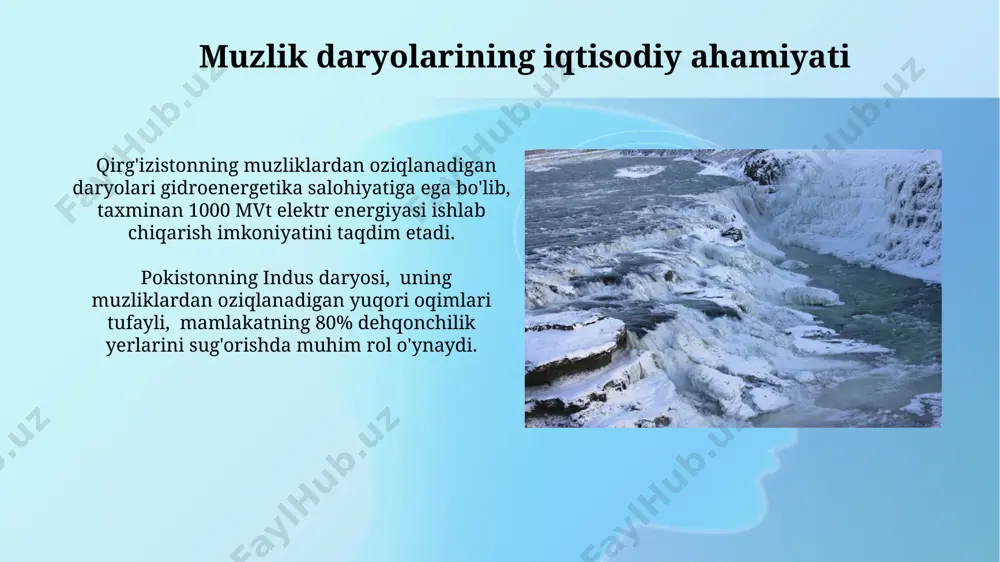muzliklar bilan oziqlanadigan daryolar - Page 5