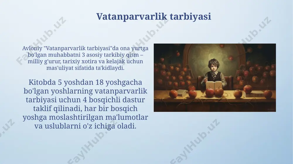 abdulla avloniy asarlaridan vijdon tarbiyasi masalalari - Page 5