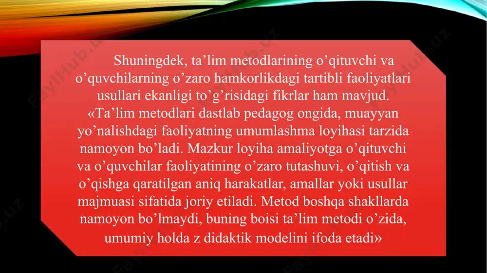ta’lim metodlari, tamoyillari va ularning mazmuni - Page 4