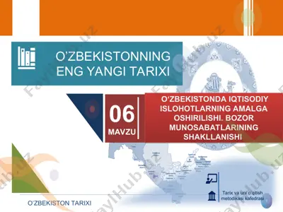 o‘zbekistonning eng yangi tarixi — PPT