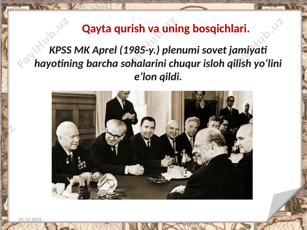 qayta qurish siyosati va uning inqirozi. farg‘ona fojialari. 10- sinf - Page 3