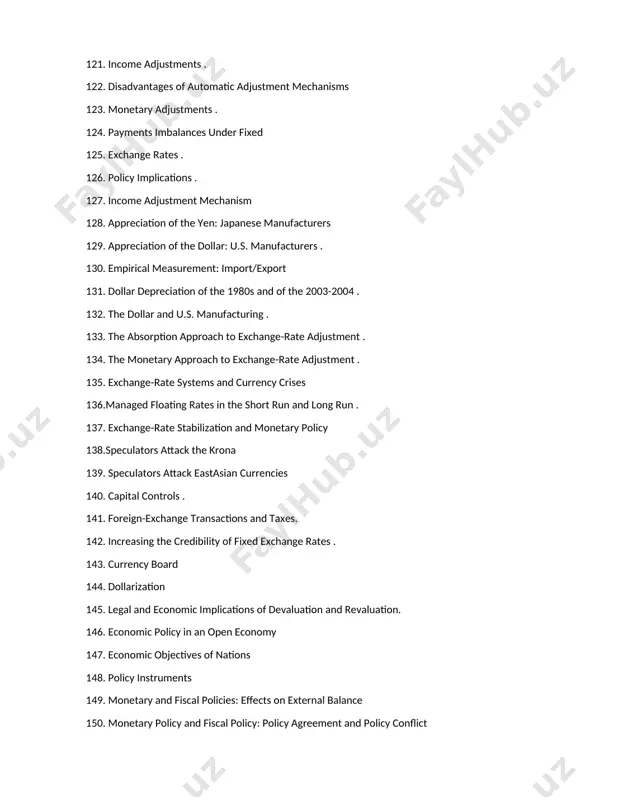 list of topics for written reports /presentations - Page 5