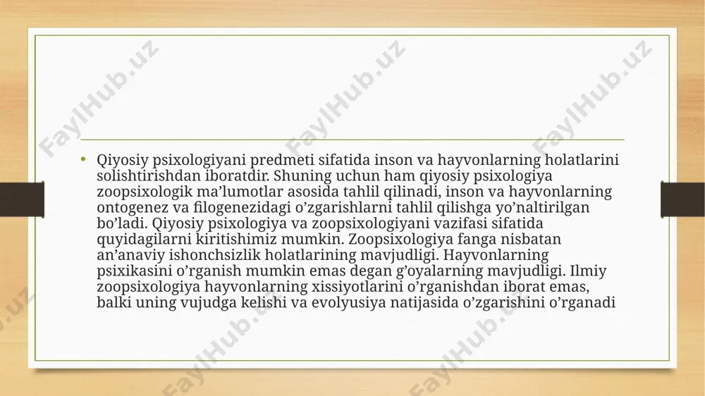 zoopsixologiya va qiyosiy psixologiyaga kirish - Page 5