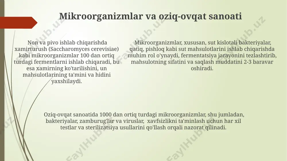 mikroorganizmlarning ahamiyati - Page 5