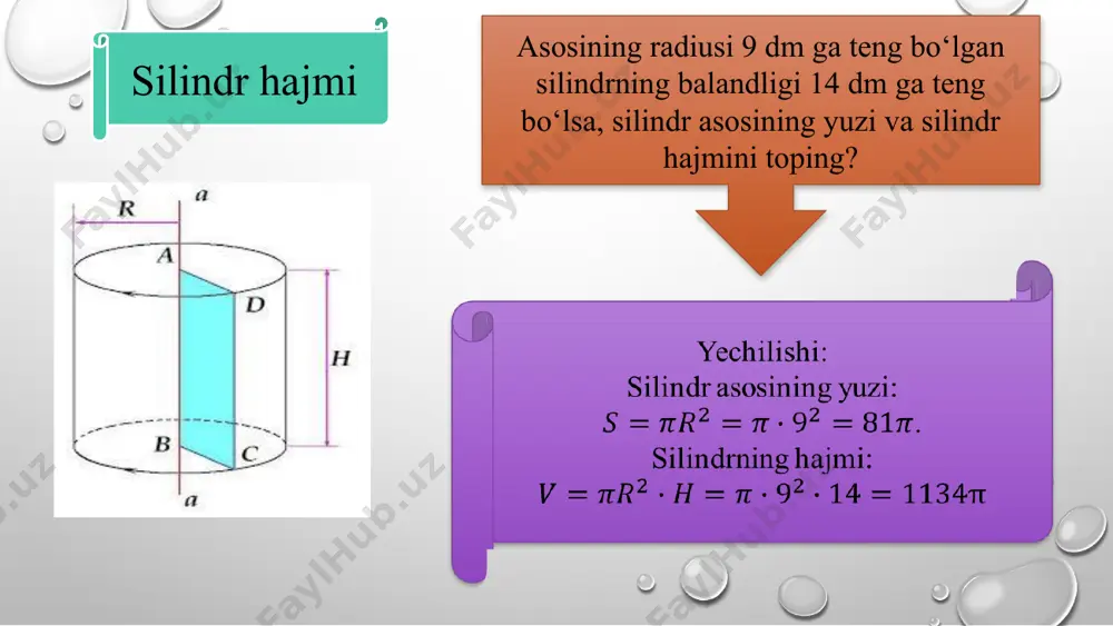jismning hajmi va uni o‘lchash - Page 4