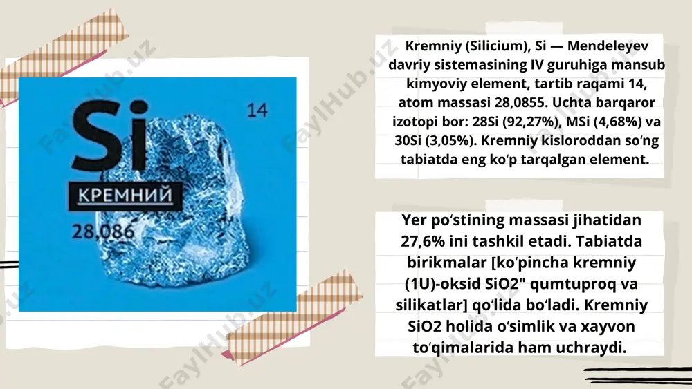 kremniy elementi haqida - Page 3