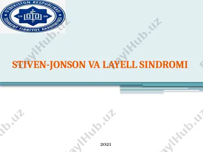 stiven-jonson valayellsindromi — PPTX