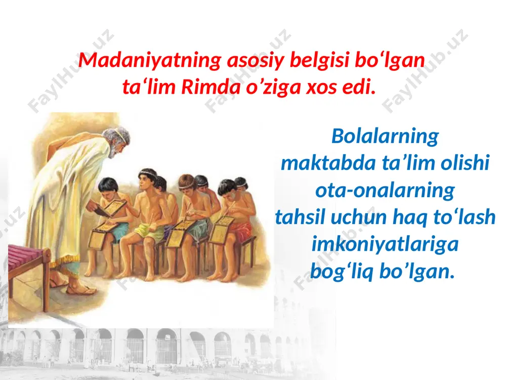 qadimgi rim madaniyati. 6- sinf - Page 5