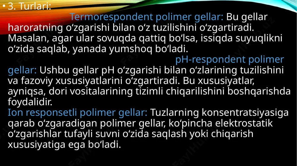 polimer gellar va kristallanish darajasi haqida tushunchalar - Page 5