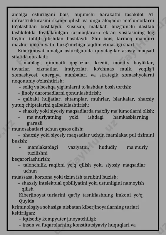 arining, ishlab chiqarish obyektlari va kommunikatsiyalarning xavfsizligini ta’minlash uchun zarur bo‘lgan boshqa axborotlar; · axborot-kutubxona muassasalarining, arxivlarning, idoraviy arxivlarning va o‘zbekiston respublikasi hududida faoliyat ko‘rsatayotgan yuridik shaxslarga tegishli axborot tizimlarining ochiq fondlaridagi mavjud ma’lumotlar. davlat hokimiyati va boshqaruv organlari, fuqarolarning o‘zini o‘zi boshqarish organlari, jamoat birlashmalari va boshqa nodavlat notijorat tashkilotlari jamiyat manfaatlariga taalluqli voqealar, faktlar, hodisalar va jarayonlar to‘g‘risida qonun hujjatlarida belgilangan tartibda ommaviy axborot vositalariga xabar berishi shart. 10- modda. axborot berishni rad etish agar so‘ralayotgan axborot maxfiy bo‘lsa yoki uni oshkor etish natijasida shaxsning huquqlari va qonuniy manfaatlariga, jamiyat va davlat manfaatlariga zarar yetishi mumkin bo‘lsa, axborotni berish rad etilishi mumkin. so‘ralayotgan axborotni berish rad etilganligi to‘g‘risidagi xabar so‘rov bilan murojaat etgan shaxsga so‘rov olingan sanadan e’tiboran besh kunlik muddat ichida yuboriladi. rad etish to‘g‘risidagi xabarda so‘ralayotgan axborotni berish mumkin emasligi sababi ko‘rsatilishi kerak. maxfiy axborot mulkdori, egasi axborotni so‘rayotgan shaxslarni bu axborotni olishning amaldagi cheklovlari to‘g‘risida …