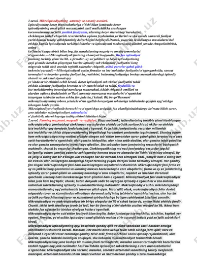 mikroiqtisodiyot — DOCX