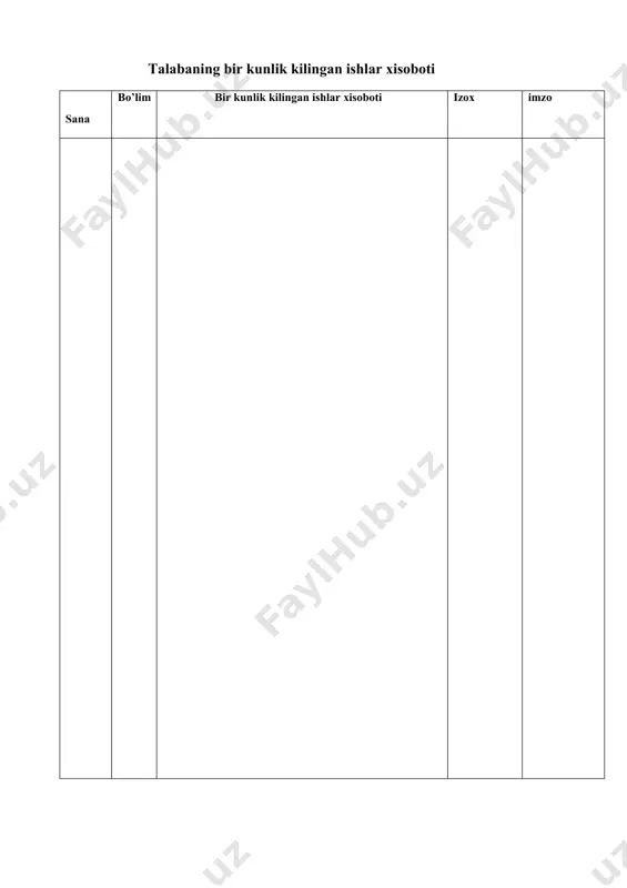 malakaviy amaliyot kunlik ishlar xisoboti - Page 3