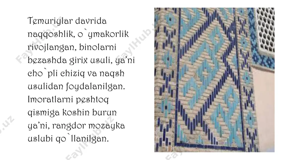 temuriylar davrida me’morchilik - Page 4