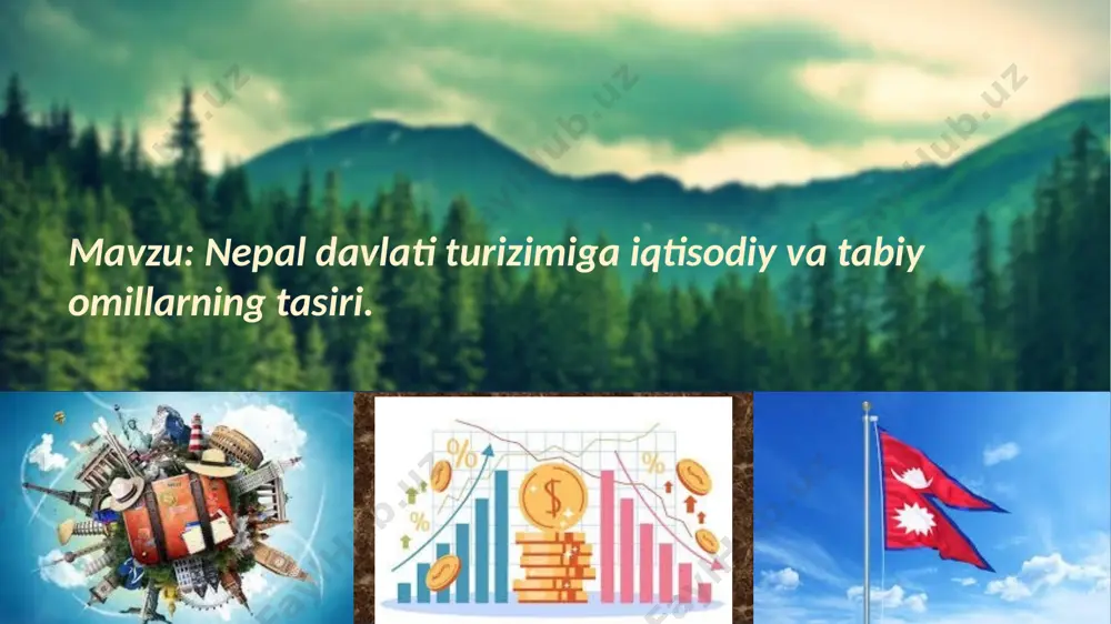 tubvhi omillar tabiy nepal rivojlanayotgan davlatlar qatoriga kiradi. va iqtisod qishloq xo'jaligiga bogliq. iqtisodiy turizmga tasir etubvhi omillar tabiy nepal rivojlanayotgan davlatlar qatoriga kiradi. va iqtisod qishloq xo'jaligiga bogliq. iqtisodiy turizmga tasir etubvhi omillar tabiy odamlarning turmush tarziga asosan inflyatsiya ta'sir ko'rsatmoqda, bu yillik 8 foizni tashkil etadi. hukumat inflyatsiya ustidan nol nazoratga ega, chunki mamlakat importga bog'liq. xalqaro bozorda narxlarning oshishi tufayli nepal tovarlar, jumladan, yoqilg'i, kimyoviy o'g'itlar, oziq-ovqat va boshqalarni sotib olishga majbur. iqtisodiy turizmga tasir etubvhi omillar tabiy nepalda turizmning potentsial afzalliklariga qaramay, hal qilinishi kerak bo'lgan bir qator muammolar ham mavjud. asosiy muammolardan biri infratuzilma, jumladan, yo‘llar, transport va turar joyning yo‘qligi. nepalning ko'plab hududlariga kirish qiyin, bu sayyohlar uchun tashrif buyurishni qiyinlashtirishi mumkin. iqtisodiy agar sizga ushbu taqdimot kerak bo'lsa uni quyidagi qr-code ni skaynerlash orqali yuklab olishingiz mumkun... agar sizga ushbu taqdimot kerak bo'lsa uni quyidagi qr-code ni skaynerlash orqali yuklab olishingiz mumkun... @bekimmatovv …