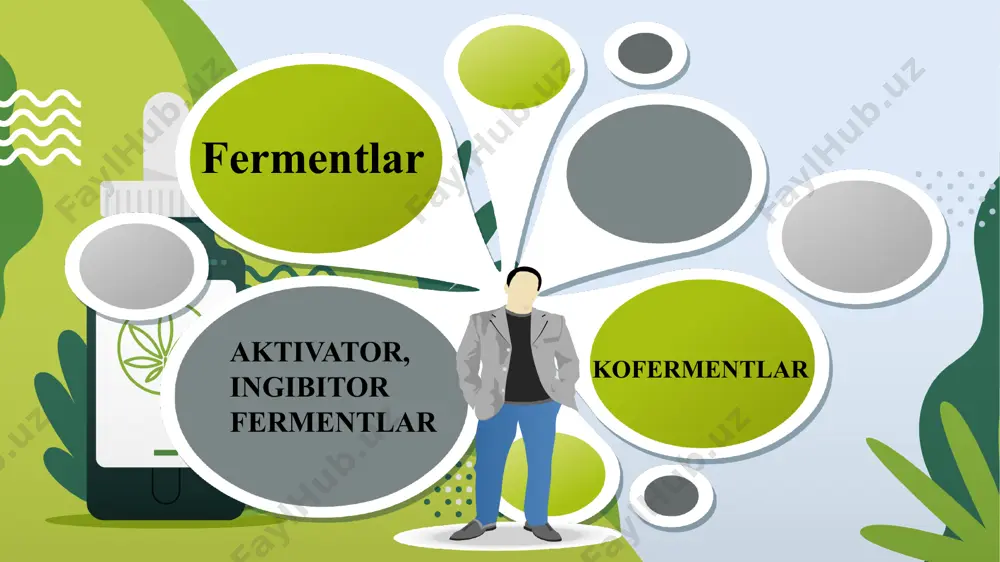 i quyuqlashtirish. qattiq va suyuq ozuqa muhitlarida o‘stirilgan mikroorganizmlarning ekstraktlari saqlash uchun chidamsizdir. tayyor texnik preparat formalarini olish va ularni quyuqlashtirish kerak. quruq texnik yoki toza ferment prepapatlarini vakuum-bug‘lantirish usuli ham bir bosqich bo‘lib hisoblanadi. eritmadagi moddalarni dializ usuli - membranani modda massasiga qarab tanlab o‘tkazuvchanlik xususiyatiga asoslangan. bu jarayon uchun yarimo‘tkazgich membrananing har ikki tomonida eritmalar konsentratsiyasini farqi vujudga kelishi kerak. dializdan ferment preparatlarini kichik molekulali moddalardan tozalashda foydalaniladi. masalan, ferment eritmalarini shakar, aminokislotalar, mineral tuzlar va boshqalardan 60-100% gacha bo‘lgan miqdorda tozalashga erishish mumkin. ayniqsa, fermentlar yuqori konsentratsiyali tuzlar bilan cho‘ktirilganda dializdan va eletrodializdan unumli foydalanish kerak. lekin to‘rtlamchi strukturaga ega bo‘lgan fermentlarni va metallofermentlarni ajratishda elektrodializdan foydalanish mumkin emas, ya’ni ferment ushbu jarayonda o‘z faolligini yo‘qotadi. sanoat uchun zarur bo‘lgan ko‘pchilik fermentlar suvda eruvchan oqsillardir. ferment eritmalari olinish manbalariga qarab mikroorganizmlar, ekstraktlari, kultural suyuqlik filtratlari, o‘simlik yoki hayvon to‘qimalari gomogenatlari bulishi mumkin. bu ferment eritmalari tarkibi juda …