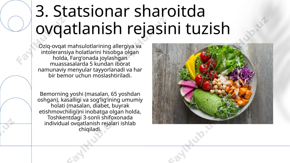 statsionar sharoitda bemorlarni ovqatlantirishni tashkil qilish - Page 5