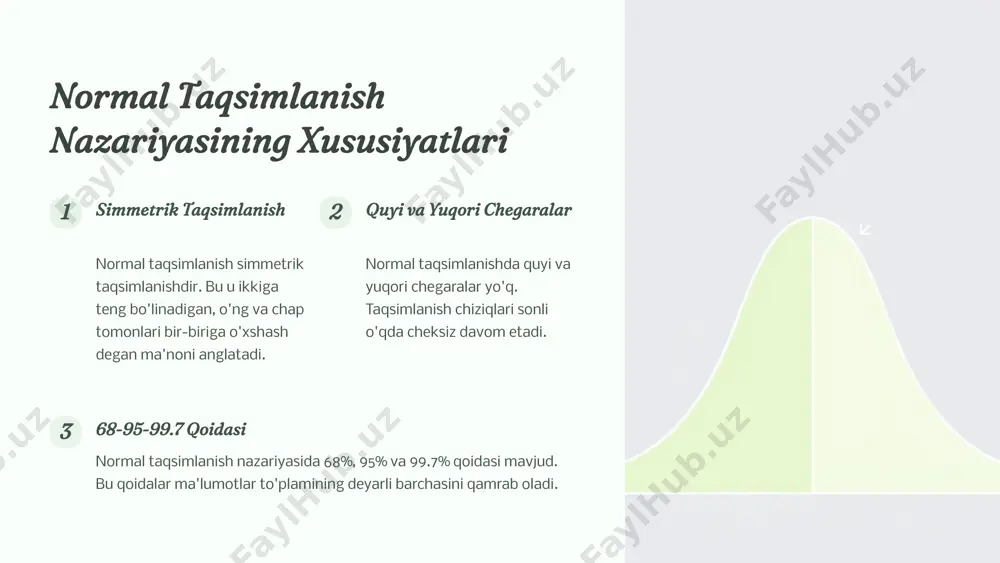 normal taqsimlanish nazariyasi - Page 4